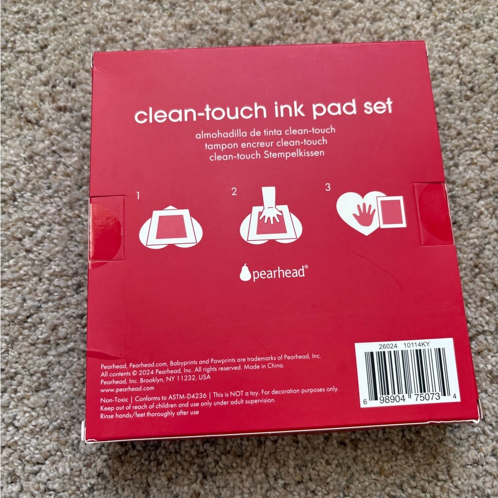 NEW Pearhead Clean Touch Inkpad Set - Picture 2 of 3